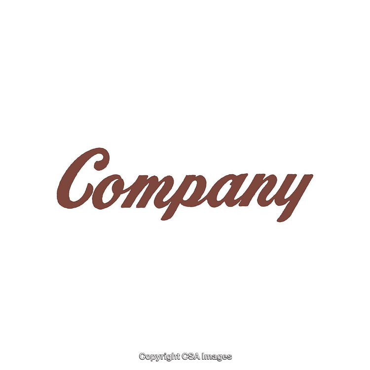 Minimalistic Typography Design with the Word 'Company' in Brown Hue