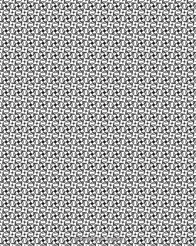 Seamless Black and White Abstract Geometric Pattern Background Design