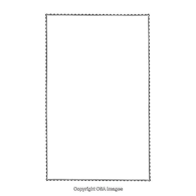 Simple Black And White Border With Minimalistic Design