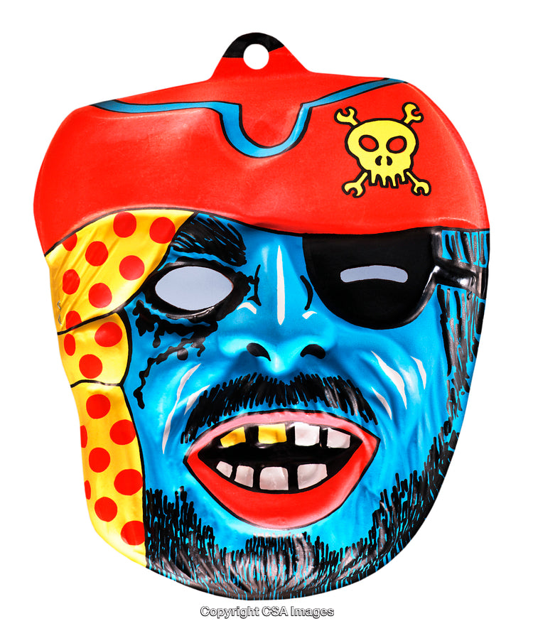 Colorful Pirate Mask for Kids' Costume and Party Decoration