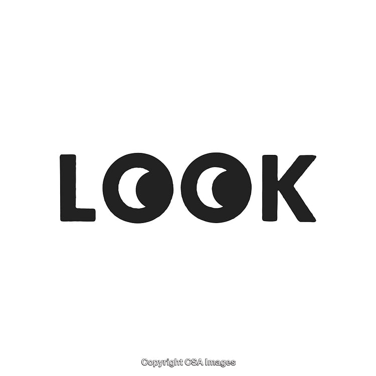Creative Typography Design Featuring Optical Illusion in Bold Black Letters