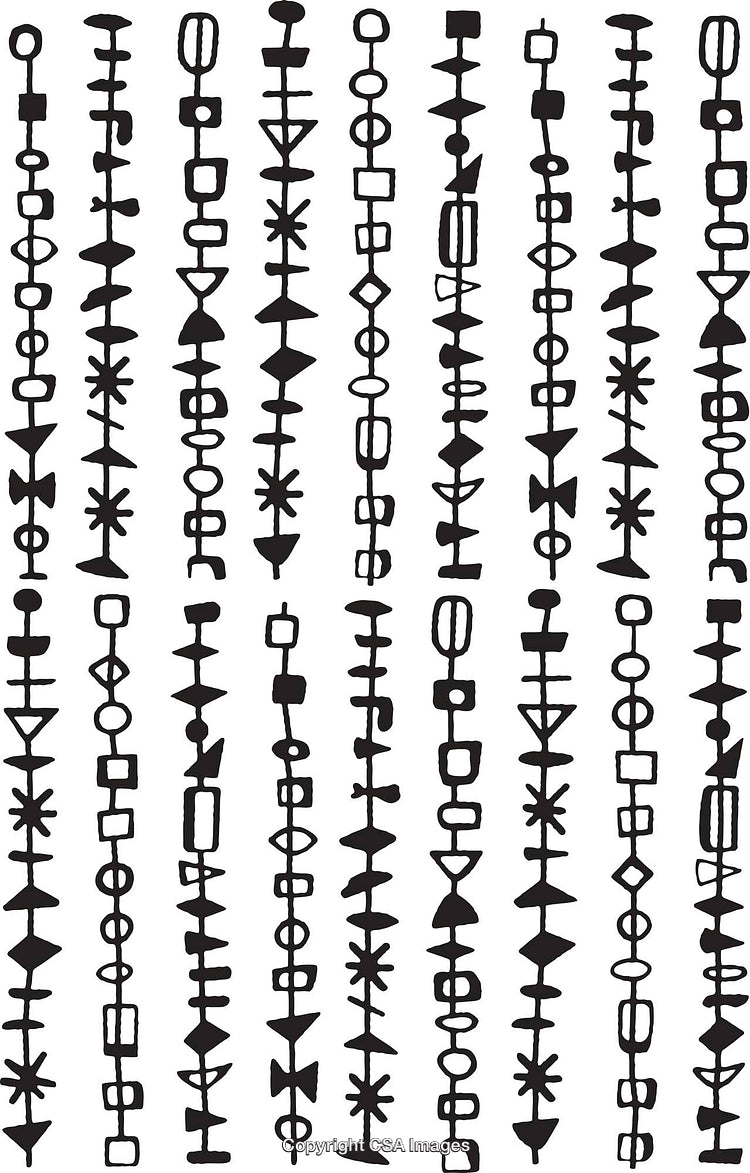 Black and White Abstract Vertical Patterned Lines Background Design