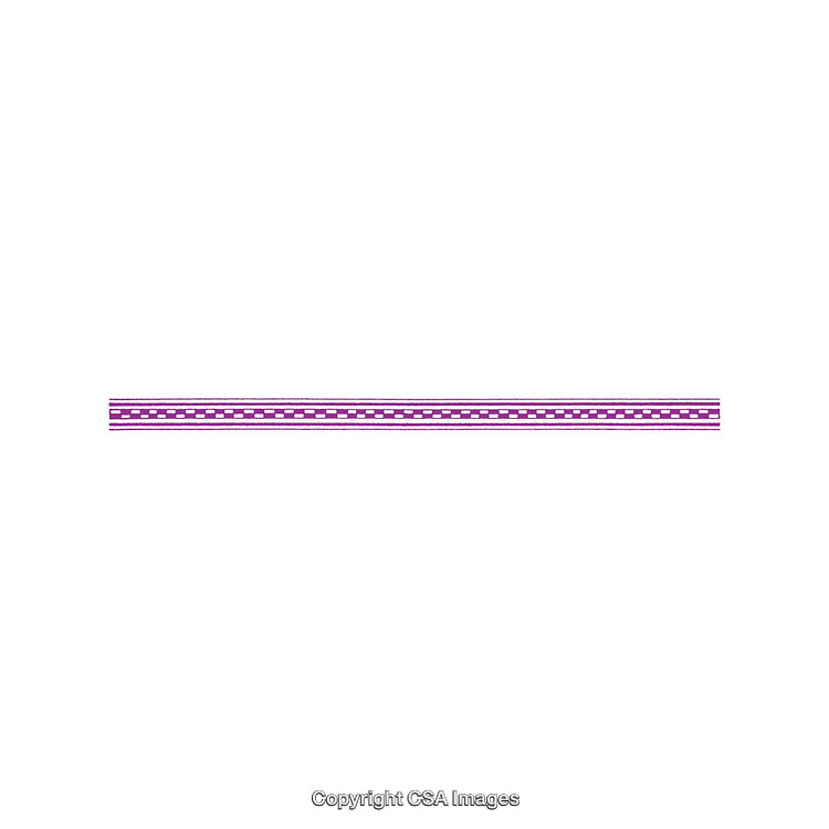 Purple Decorative Line Design with Intricate Patterns on White Background