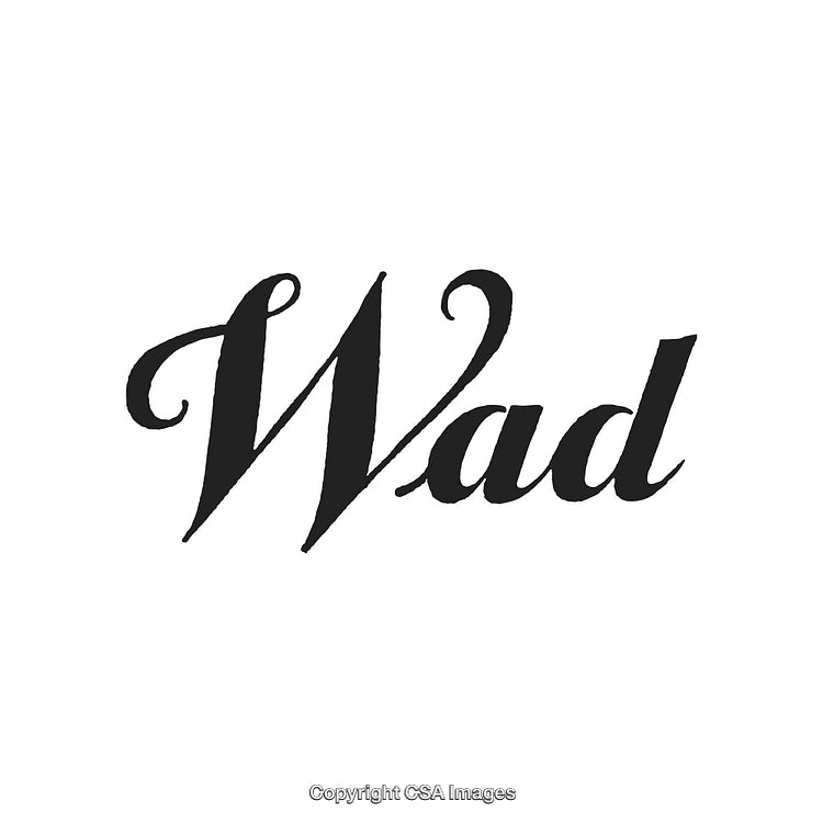 Elegant Black Handwritten Script Text On White Background