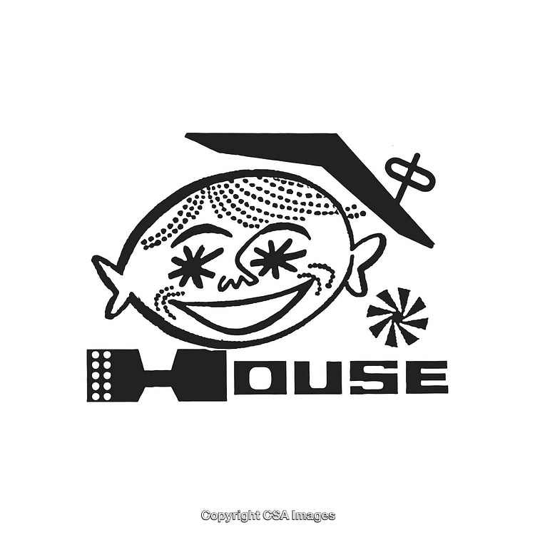 Creative Illustration of a Cheerful Character with Unique Stylized Artistic Design