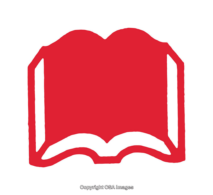 Red Book Icon Design for Educational or Literary Themes