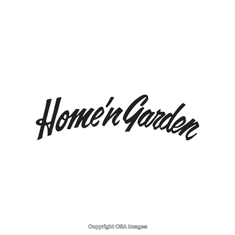 Elegant Logo Design Featuring 'Home'n Garden' in Stylish Cursive Typography