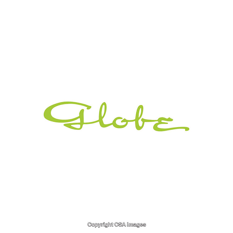 Stylized Green Logo Text Art Centered on a Clean White Background