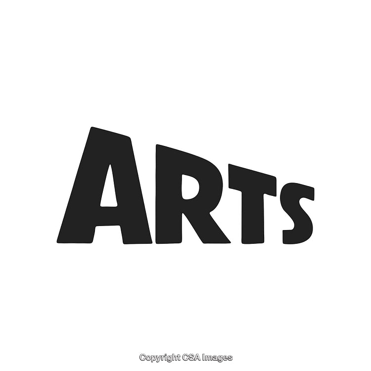 Bold Artistic Typography with the Word 'ARTs' on White Background