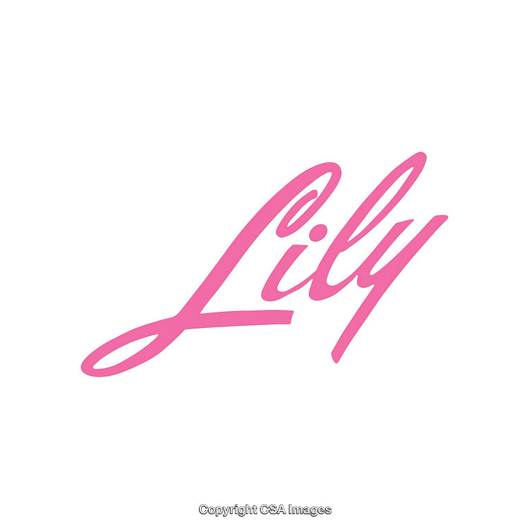 Stylized Pink Cursive Text Logo on White Background