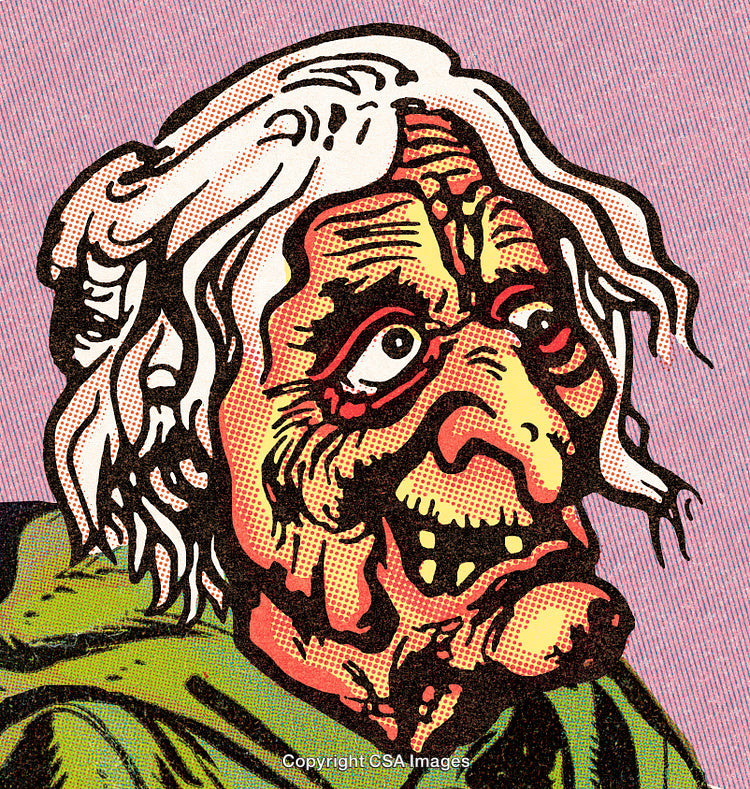 Colorful Comic-Style Illustration of a Quirky Character With Expressive Features