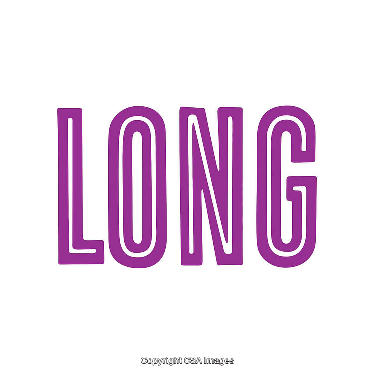 Stylized Purple Text Design on a Minimalist Background