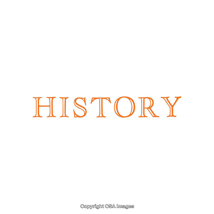 Orange History Typography Highlighting Cultural and Educational Importance in Bold Serif Font