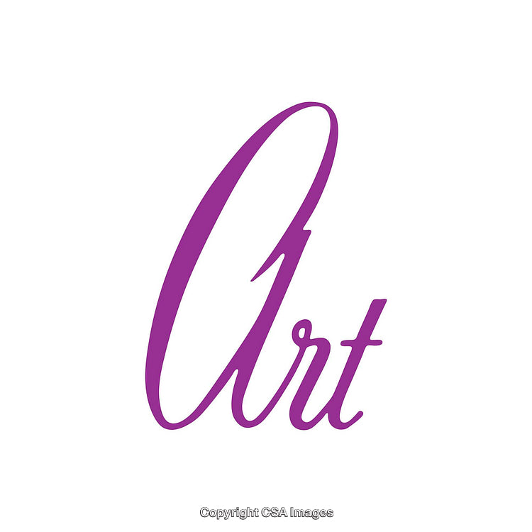 Elegant Purple Word Art on a Clean Minimalist White Background