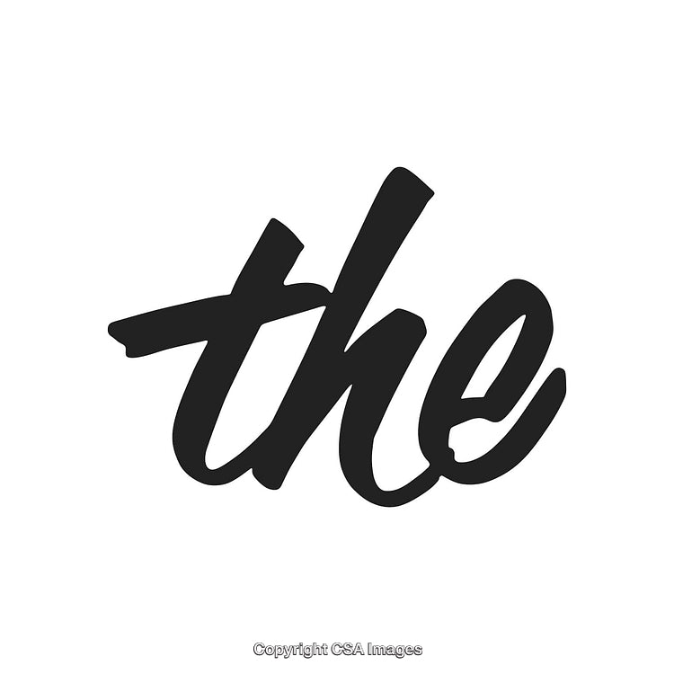 Elegant Black Script Lettering on White Background for Creative Designs
