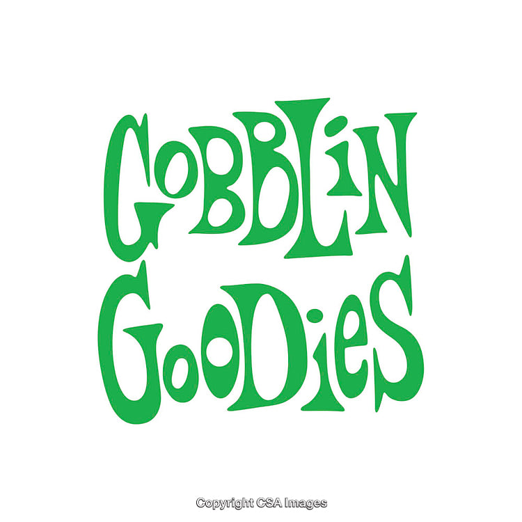 Playful Green Text Artwork For Holiday or Culinary Themes