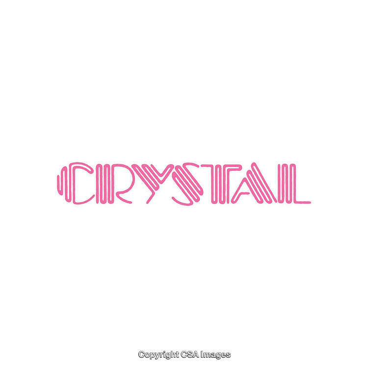 Stylized Logo Design Featuring Pink Typography on a White Background