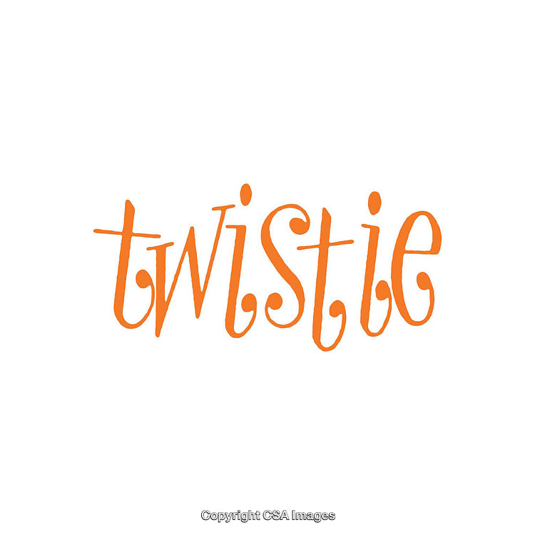 Playful Orange Typographic Design with Swirling Letter Features