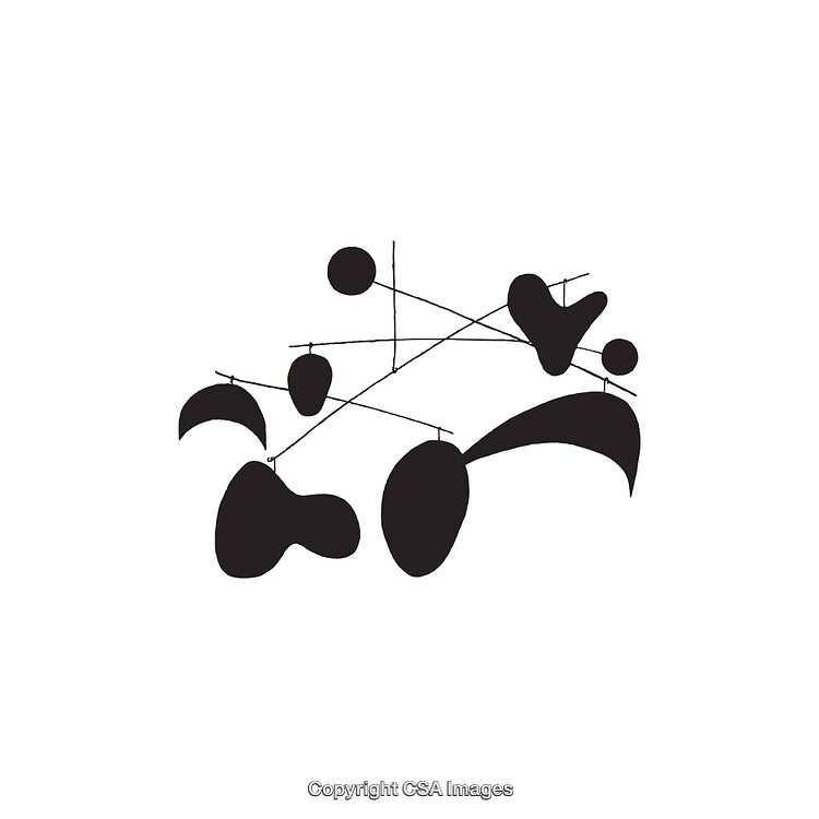 Abstract Black Dingbats and Shapes in Minimalist Design