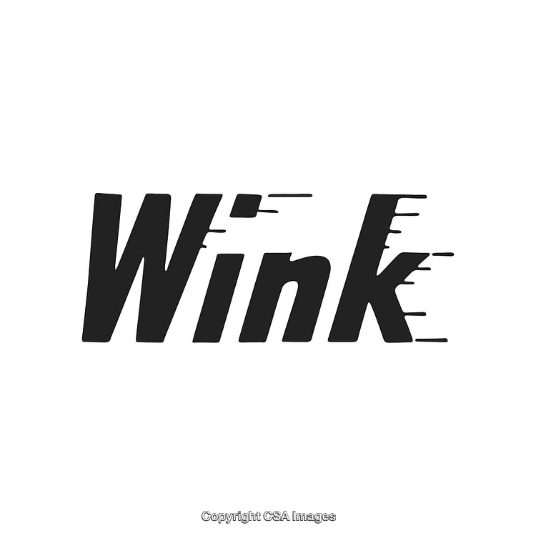 Dynamic Text Stylized with Fast Motion Effects on White Background