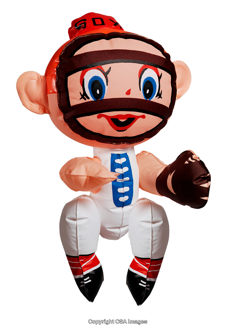 Colorful Inflatable Toy Figure with Playful Design and Detailing