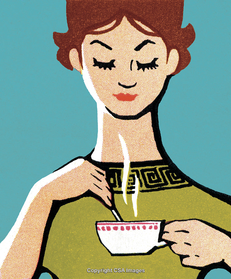 Person Drinking Hot Beverage