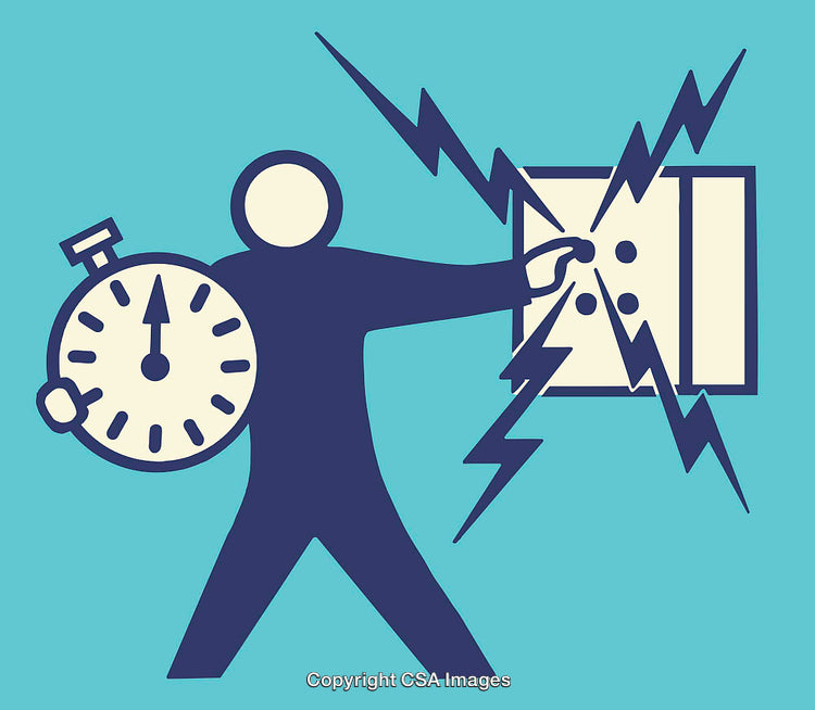 Illustration Depicting Timely Response and Electrical Expertise Concepts