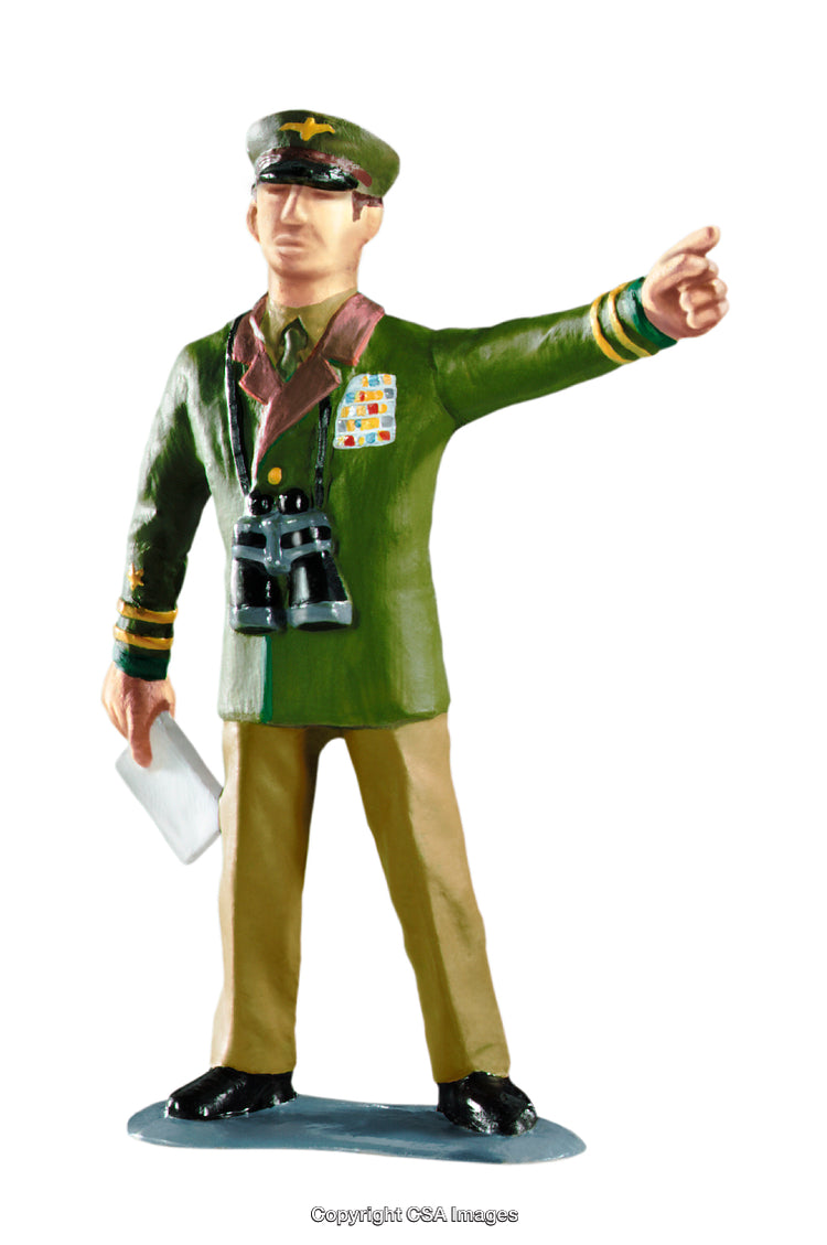 Plastic Soldier Model in Uniform with Accessories Standing Firmly