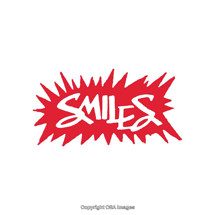 Dynamic Red Text Art Depicting Energy and Excitement on White Background