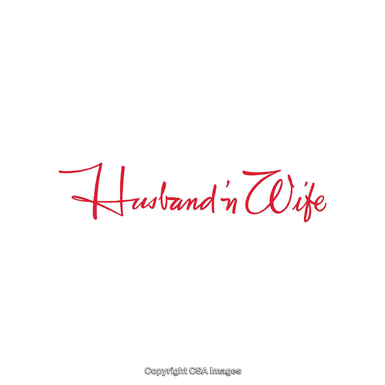 Red Script Calligraphy Text Depicting Partnership and Commitment