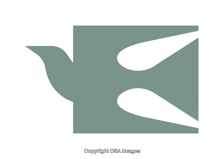 Minimalist Bird Icon Featuring Clean Vector Design in Monochrome Style