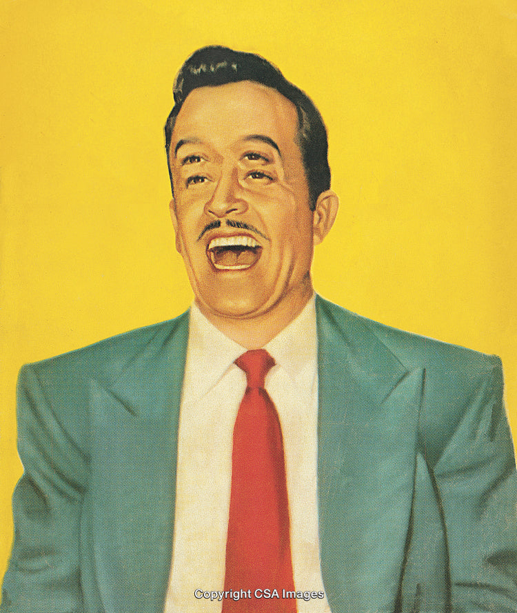 Portrait of a Smiling Gentleman in a Vintage Illustration Style