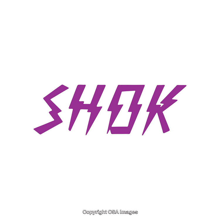 Purple Electric Stylized Text Logo on White Background