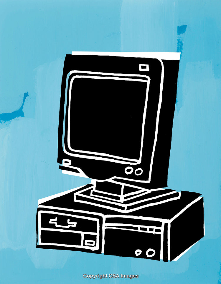 Computer and Monitor