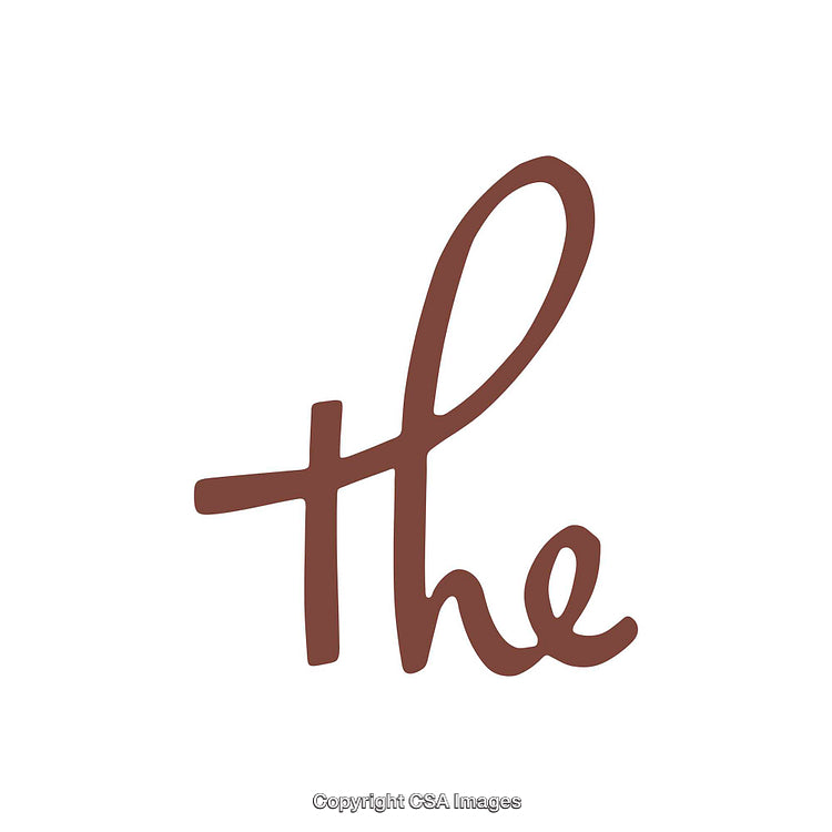 Elegant Typography Design with Single Word in Stylish Brown Font