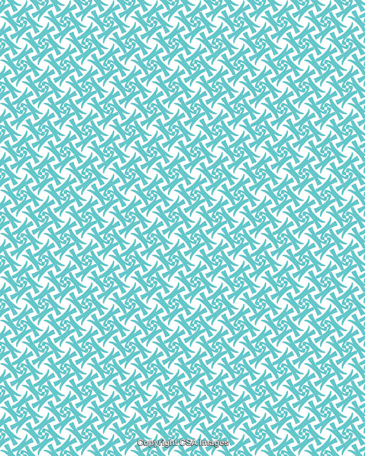 Elegant Blue Pattern Design with Intricate Repeating Geometric Motifs