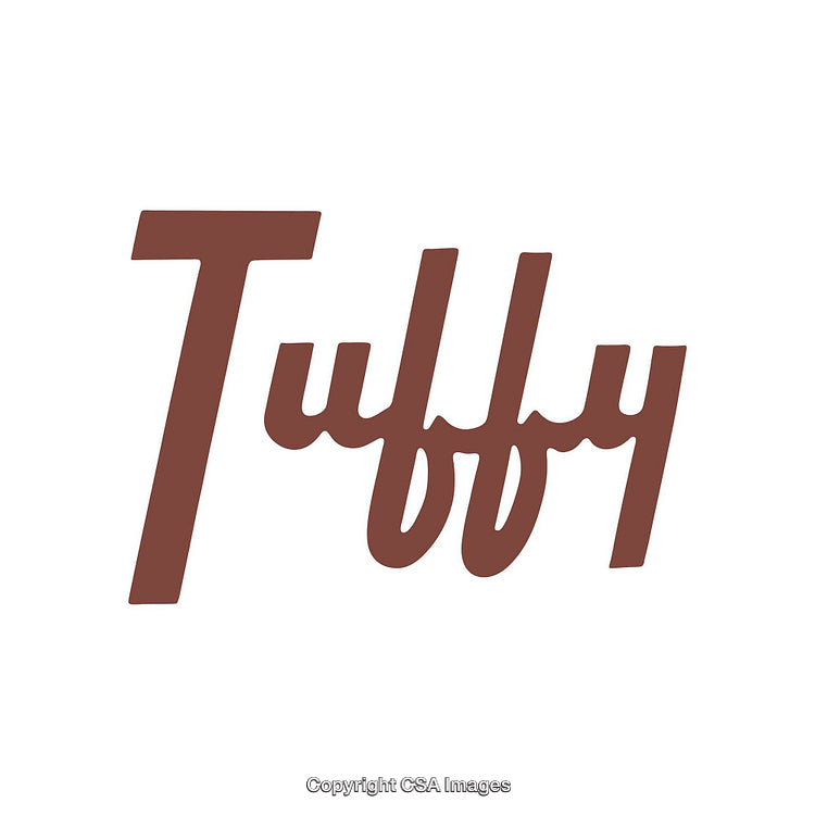 Minimalist Handwritten Word Art With Brown Text on White Background