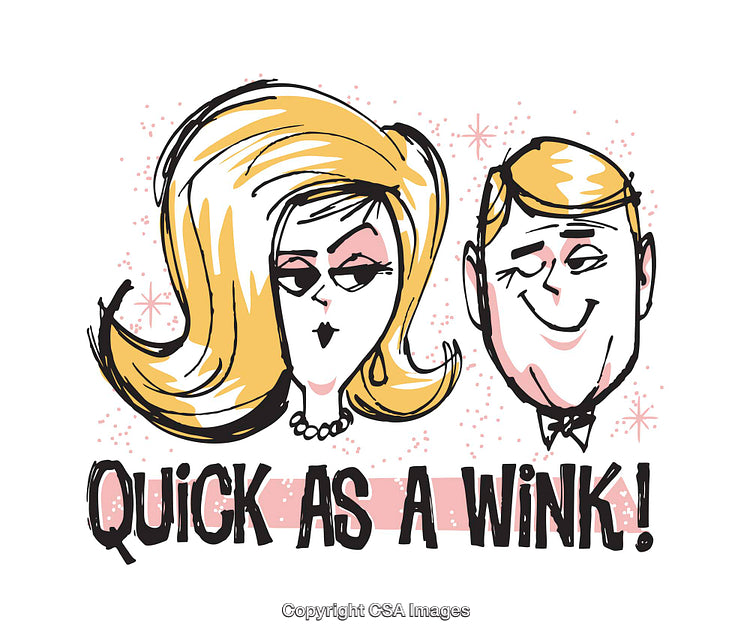 Retro Cartoon Couple with a Fun and Playful Design Style