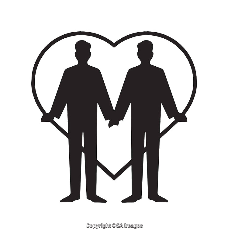 Black And White Line Art Depicting Love And Togetherness Held Within A Heart