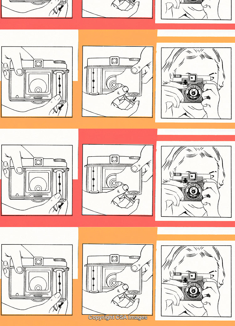 Illustrated Step-by-Step Guide for Loading Film into a Classic Camera