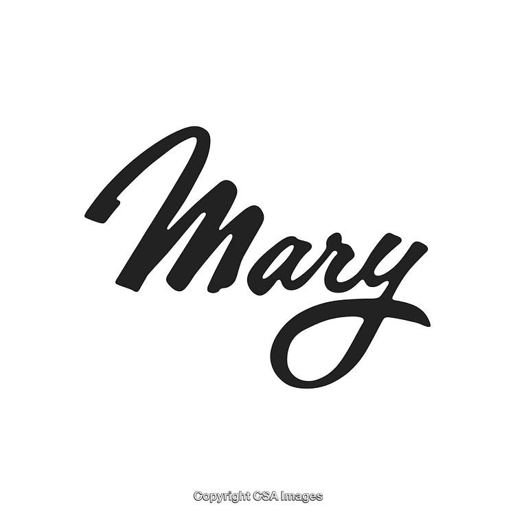 Elegant Black Lettering on White Background with Name Text Decoration