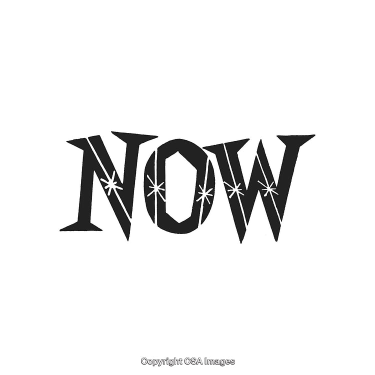Artistic Black and White Typography Design With Stylized Lettering
