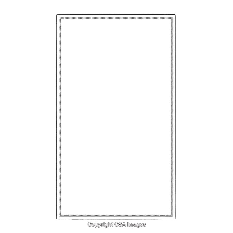 Elegant Black and White Border Design for Stationery and Certificates