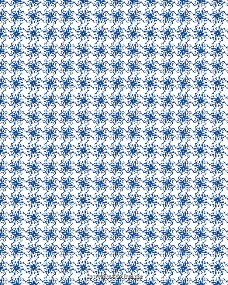 Intricate Blue Abstract Pattern Illustration for Decorative Background Uses