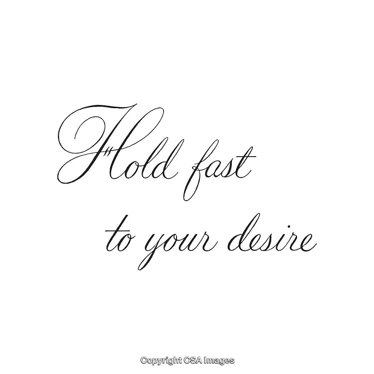 Elegant Calligraphy Encouragement Quote Text on Minimalist White Background