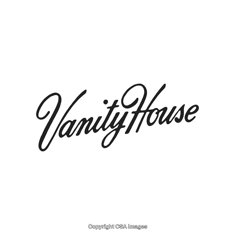 Elegant Black Logo Design with Script Writing on White Background