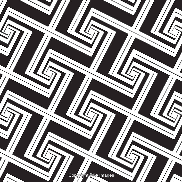 Abstract Black and White Geometric Pattern Background