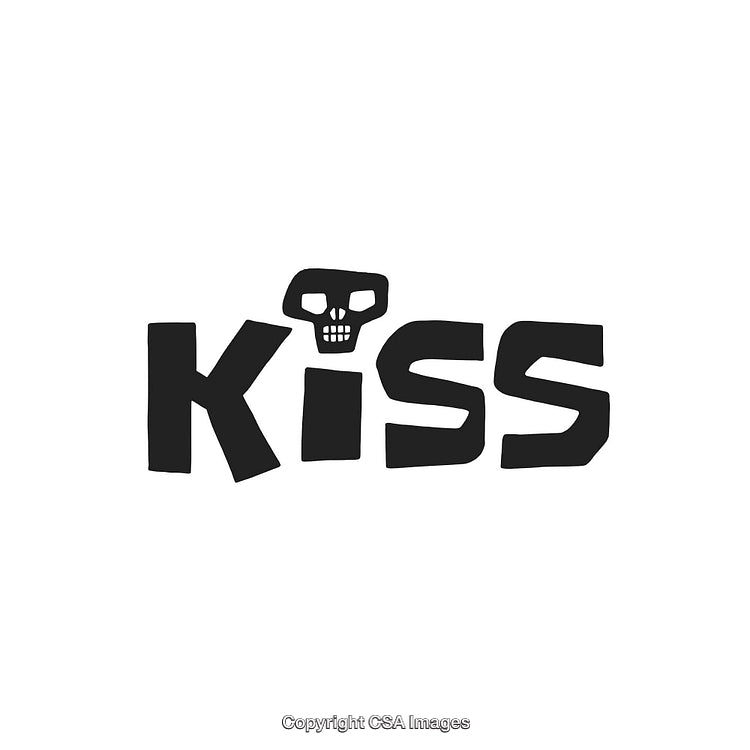 Creative Skull Logo With Bold Font and Minimalistic Design Concept