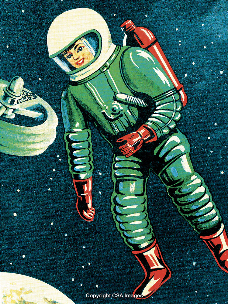 Astronaut in Outer Space
