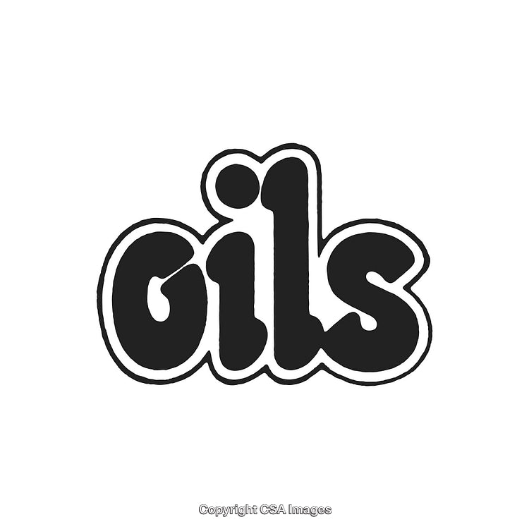Bold Graphic Typography Design With Black and White Contrasting Lettering
